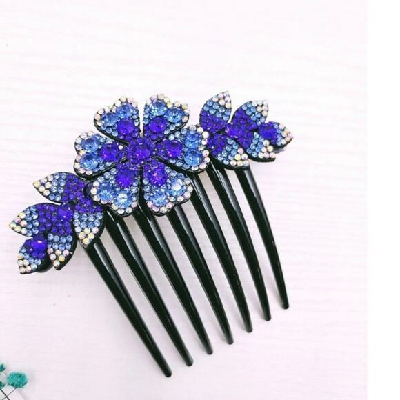 Opvise Hair Comb Clips 3 Classical Non-slip Seven Teeth Bridal Wedding Prom Updo - Picture 2 of 8